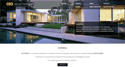 Desktop Screenshot of delpuertoconstructora.com